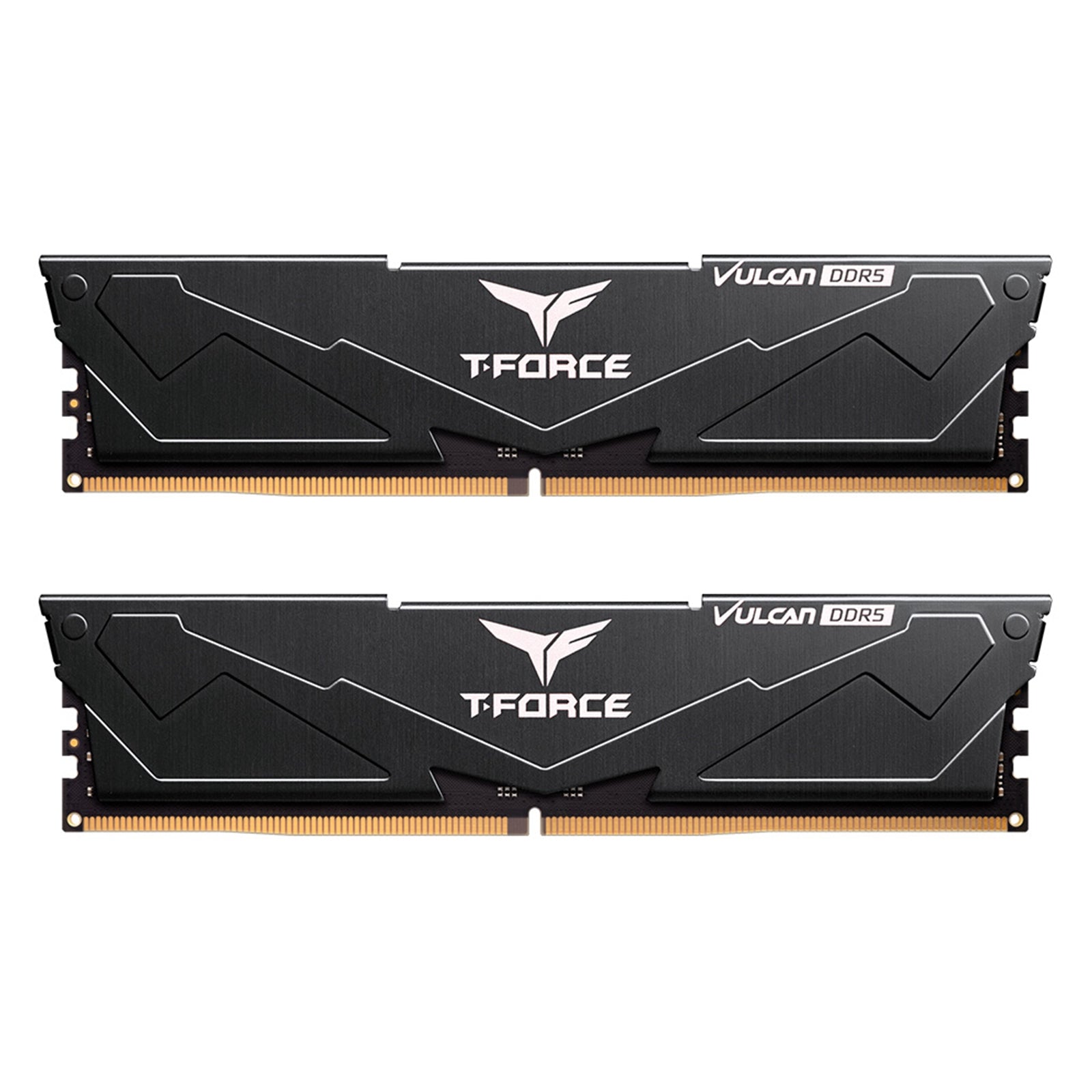 Team T-Force Vulcan FLBD516G6000HC38ADC01 System Memory, 16GB (2 x 8GB) DDR5, 6000MHz, CL38, Black Team T-Force Vulcan FLBD516G6000HC38ADC01 System Memory, 16GB (2 x 8GB) DDR5, 6000MHz, CL38, Black